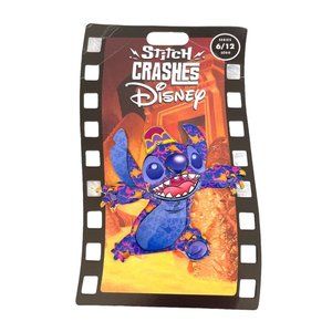 Disney Store Stitch Crashes Disney Aladdin Jumbo Pin